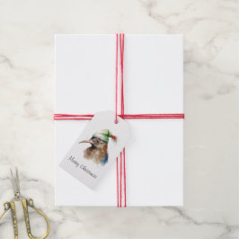 Gezellige Kerst Kiwi, op maat Cadeaulabel