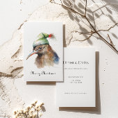 Gezellige Kerst Kiwi, op maat Kaart