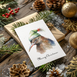 Gezellige Kerst Kiwi, op maat Kaart