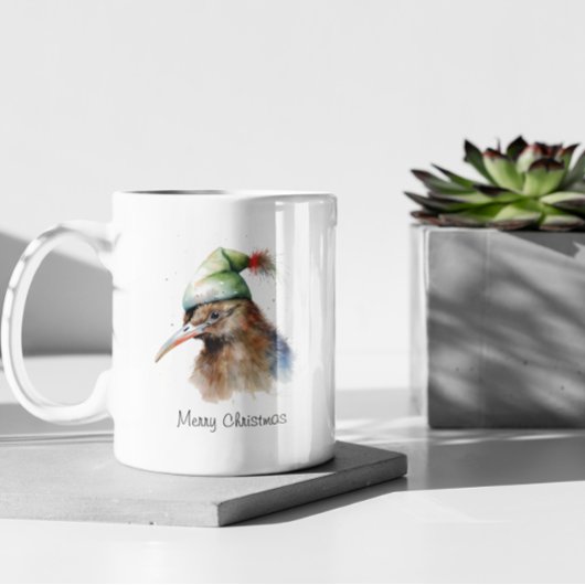 Gezellige Kerst Kiwi, op maat Koffiemok