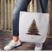 Gezellige kerst kiwi tote bag