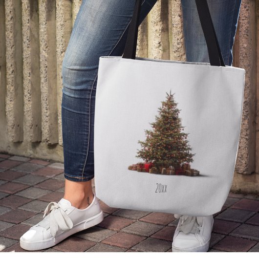 Gezellige kerst kiwi tote bag