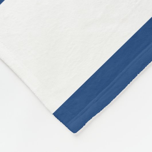 Gezellige Kerst Oma Blauw Wit Fleece Deken (Hoek)