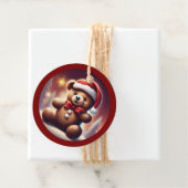Gezellige Kerst Teddy Gingerbread TWART Bedankjes Labels (In situ)