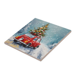  gezellige kerst tegeltje