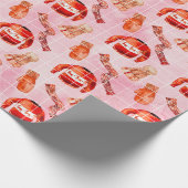 Gezellige kerst trui vakantie cadeaupapier (Hoek)