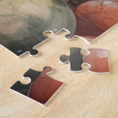 Gezellige kerst Uil Hartverwarmende Winter Leuke U Legpuzzel (Zijkant)