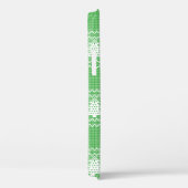 Gezellige kerstboom lelijke trui geruit patroon Case-Mate iPhone case (Achterkant / Rechts)