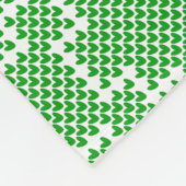 Gezellige kerstboom lelijke trui geruit patroon fleece deken (Hoek)