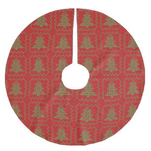 Gezellige kerstboom lelijke trui geruit patroon rok
