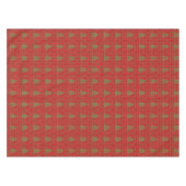 Gezellige kerstboom lelijke trui geruit patroon tafelkleed (Voorkant (Horizontaal))