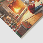 Gezellige kerstboom met Schattige KidsTissue Papie Tissuepapier (Detail)