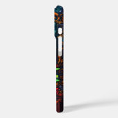 Gezellige Kerstboom Open Haard Gebrandschilderde K Case-Mate iPhone Case (Achterkant / Links)