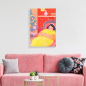Gezellige kerstdag canvas afdruk (Insitu (Woonkamer))