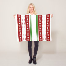 Gezellige kerstdeken, klein 30" x 40"