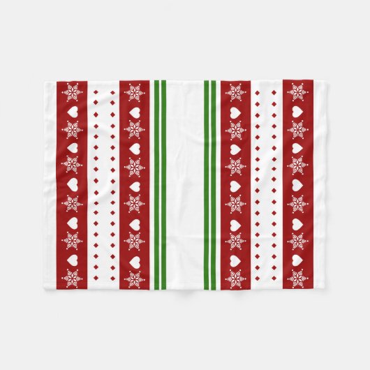 Gezellige kerstdeken, klein 30" x 40" fleece deken (Voorkant (Horizontaal))