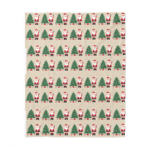 Gezellige kerstdeken met kerstman