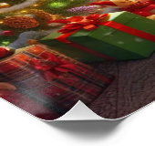 Gezellige kerstetalage perfect poster (Hoek)