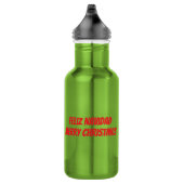 Gezellige kerstetalage waterfles (Rechts)