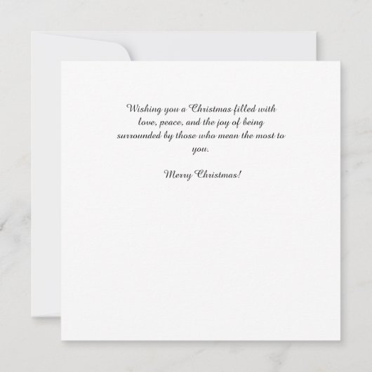 Gezellige kersthuizen met sneeuw notitiekaartje (Achterkant)