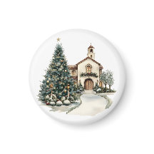 Gezellige Kerstkerk & Boom