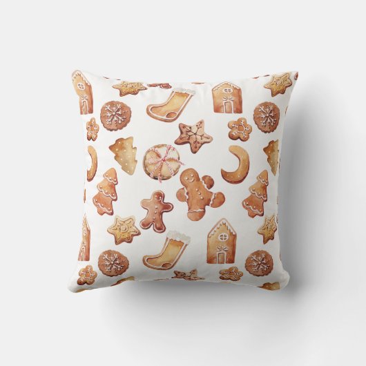 Gezellige kerstkoekjes kussen (Achterkant)