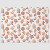 Gezellige kerstkoekjes tissuepapier (Voorkant)