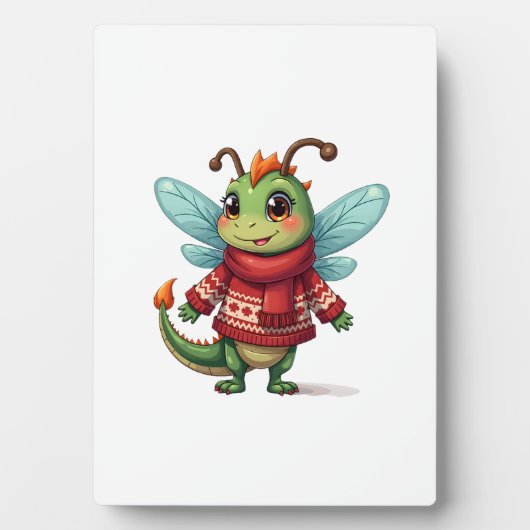 Gezellige Kerstlibel Fotoplaat (voorkant)