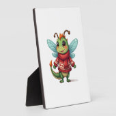 Gezellige Kerstlibel Fotoplaat (Zijkant)