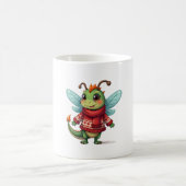 Gezellige kerstlibel koffiemok (Center)