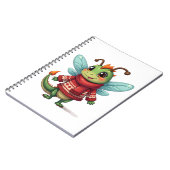 Gezellige kerstlibel notitieboek (Linkerzijde)