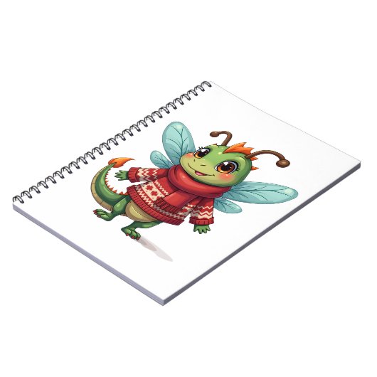 Gezellige kerstlibel notitieboek (Linkerzijde)