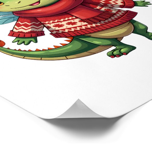 Gezellige kerstlibel poster (Hoek)