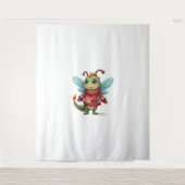 Gezellige kerstlibel wandkleed (Voorkant)