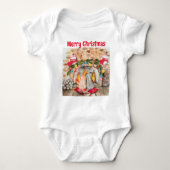 Gezellige kerstmantel met hond en kat romper (Voorkant)