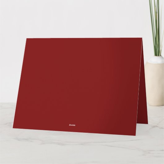 Gezellige Kerstmis Sneeuwbolhuisje Scene Kaart (Achterkant)