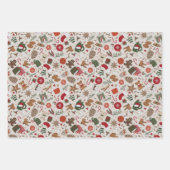 Gezellige Kerstmis & Spice Inpakpapier Vel (Voorkant)