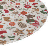 Gezellige Kerstmis & Spice Snijplank (Hoek)