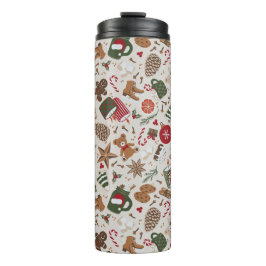 Gezellige Kerstmis & Spice Thermosbeker