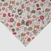 Gezellige Kerstmis & Spice Tissuepapier (Detail)