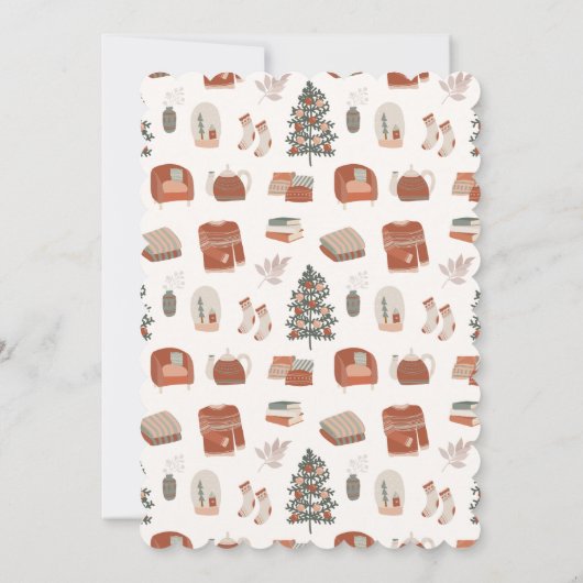 Gezellige Kerstmis Trui Party Uitnodiging (Achterkant)