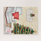 Gezellige kerstpuzzel legpuzzel (Horizontaal)