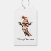 Gezellige kerstsafari, op maat cadeaulabel (Voorkant)