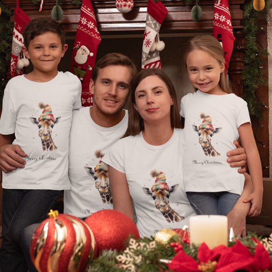 Gezellige kerstsafari, op maat t-shirt