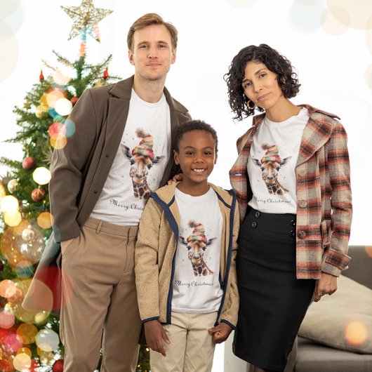 Gezellige kerstsafari, op maat t-shirt
