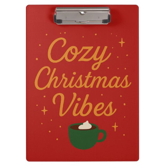 Gezellige Kerstsfeer Klembord (Voorkant)