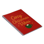Gezellige Kerstsfeer Notitieboek (Rechterzijde)