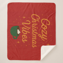 Gezellige Kerstsfeer Sherpa Deken