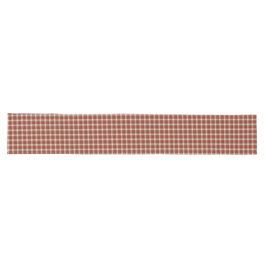 Gezellige kersttafel Runner in Plaid Design Lange Tafelloper (Horizontaal)