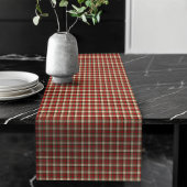 Gezellige kersttafel Runner in Plaid Design Lange Tafelloper